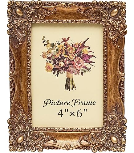 Amazon.com - Axeman 4x6 Picture Frame, Vintage Textured Hand